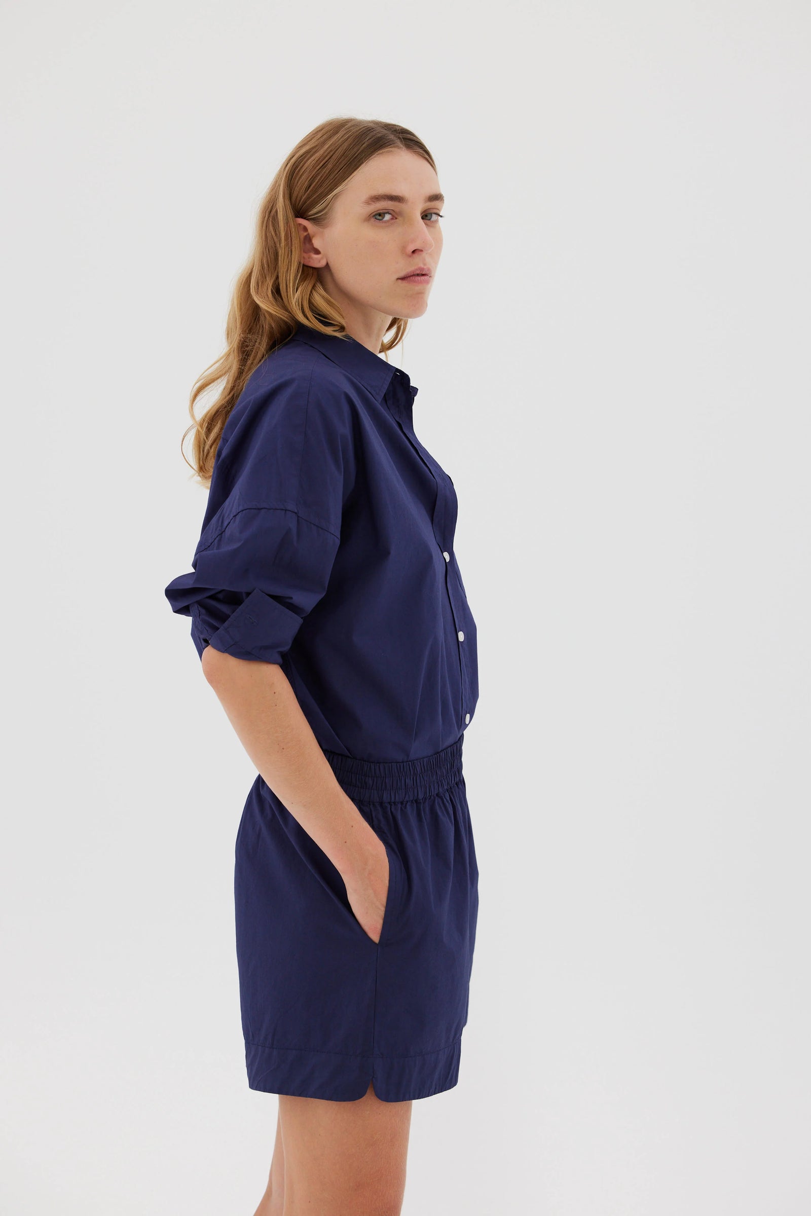 Chiara Shirt Classic - Navy