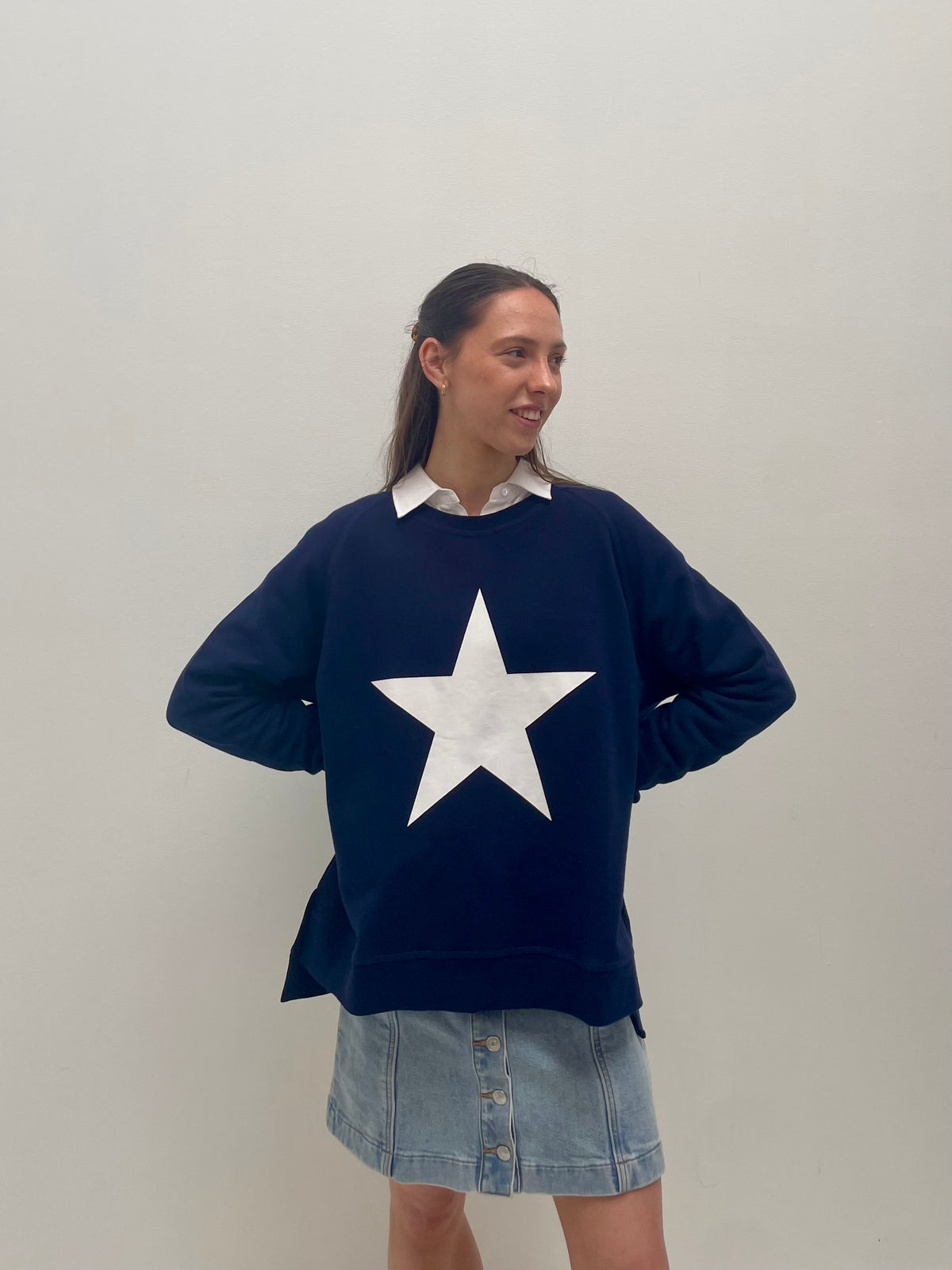 Classic Star Sweat - Navy