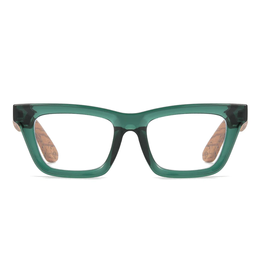 Soek Sydney Magnifying Reader - Bottle Green