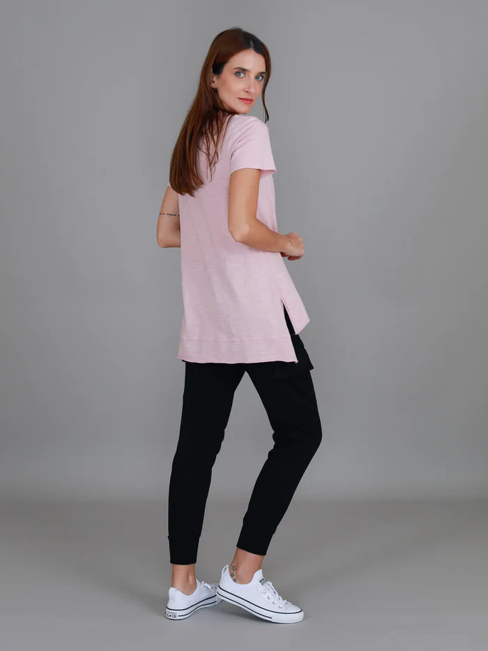 Brighton Tee - Blush Marle