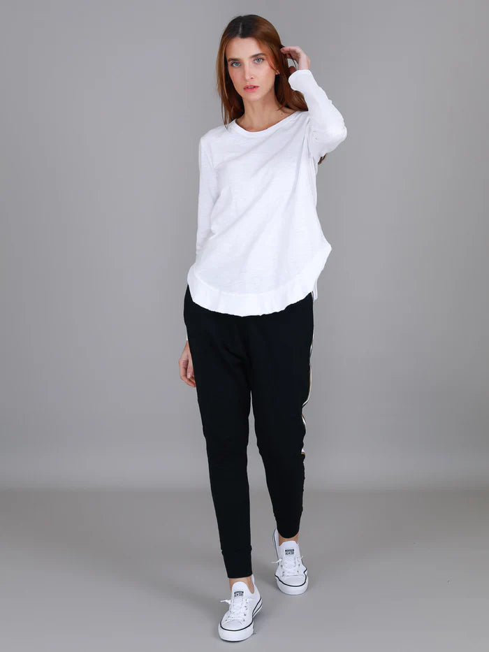 Mosman L/S Tee - White
