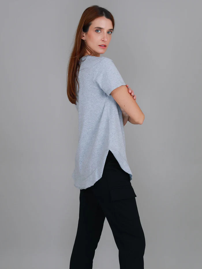 Paddington Tee - Grey Marle