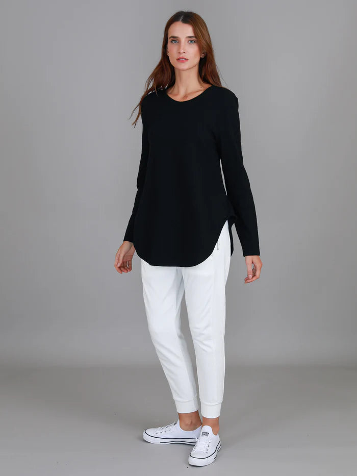 Scarlett L/S Tee - Black