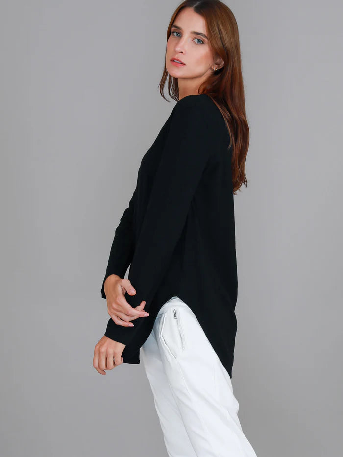 Scarlett L/S Tee - Black