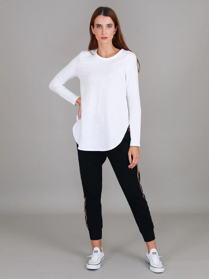 Scarlett L/S tee - White