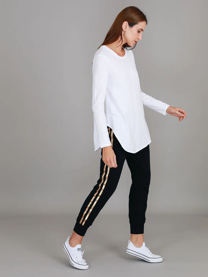 Scarlett L/S tee - White