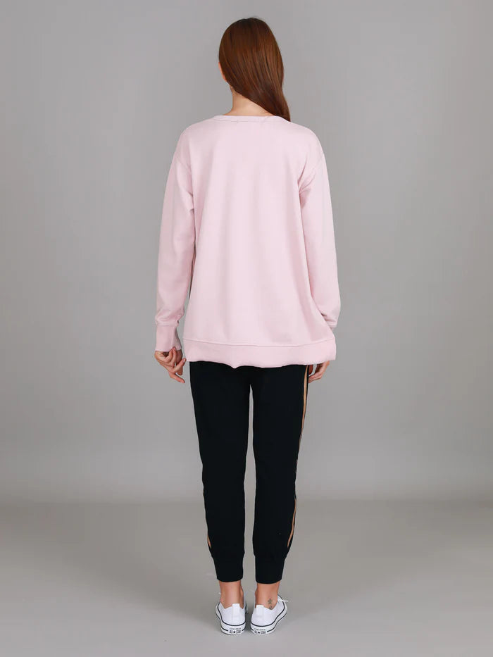 Ulverstone Sweater - Pink/Marshmallow