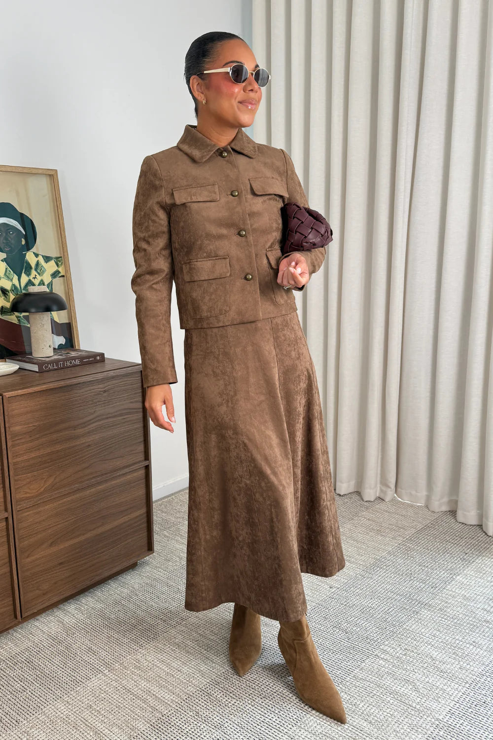 Stellar Skirt - Mocha