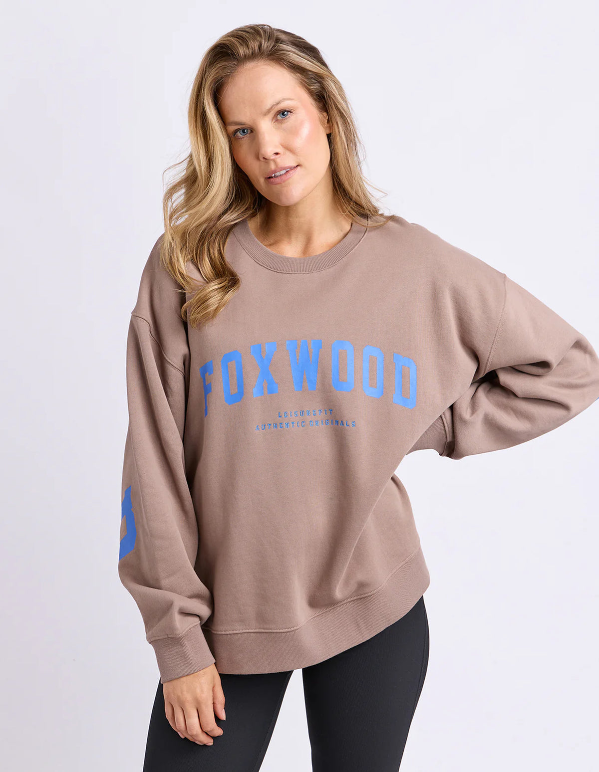 Interval Crew Brown With Blue