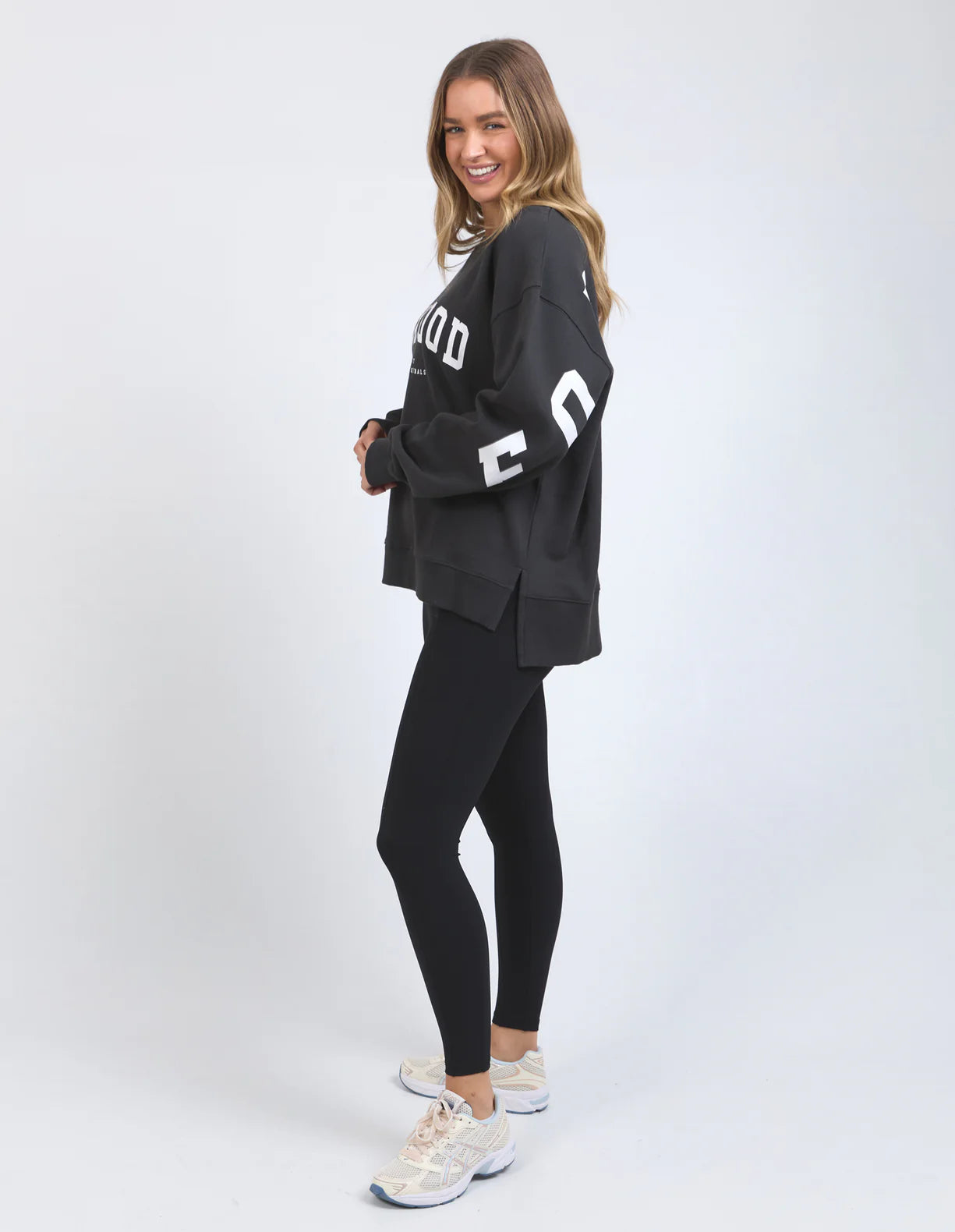 Oversized cotton sweatshirt
