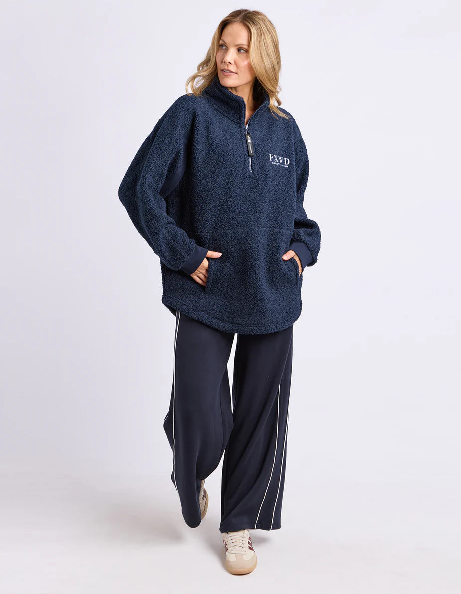 Weekend Boucle Crew - Dark Sapphire
