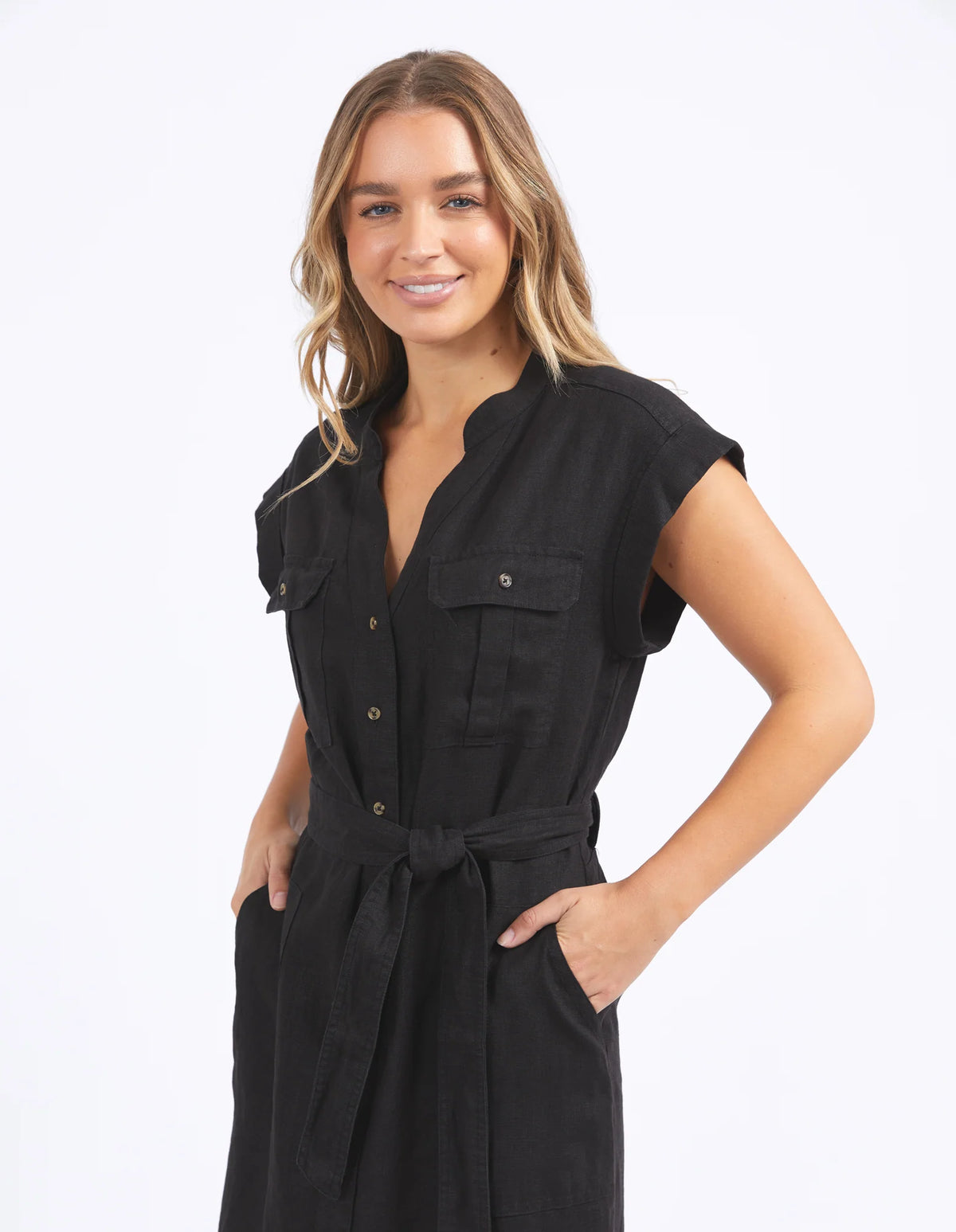 Harlow Midi Dress - Black