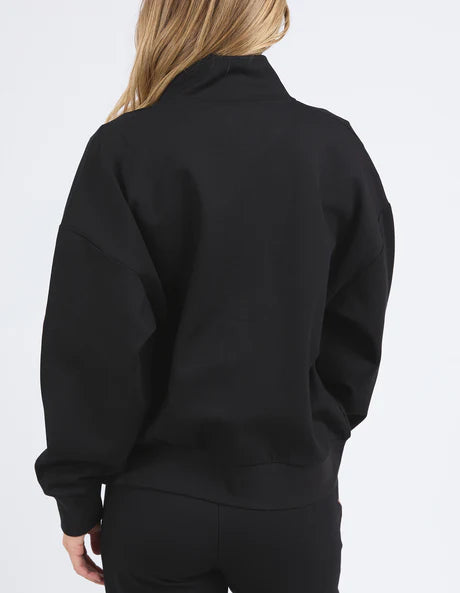 London Zip Thru - Black