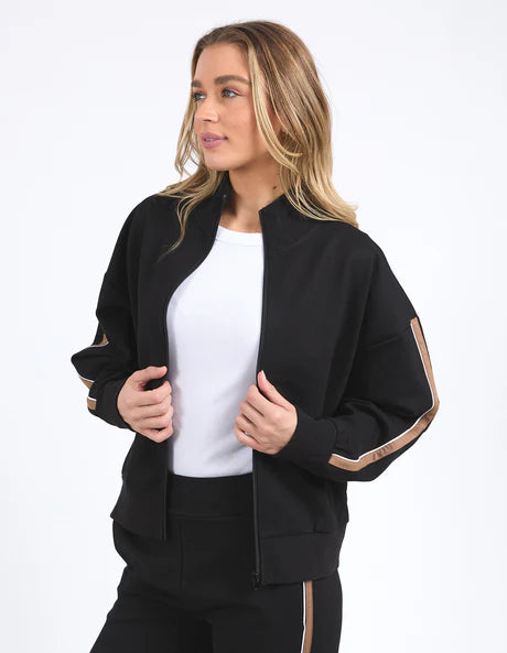 London Zip Thru - Black