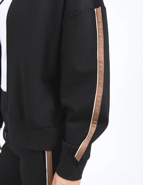 London Zip Thru - Black