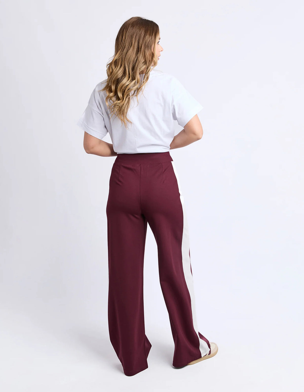 Juno Pant - Port/Vintage White