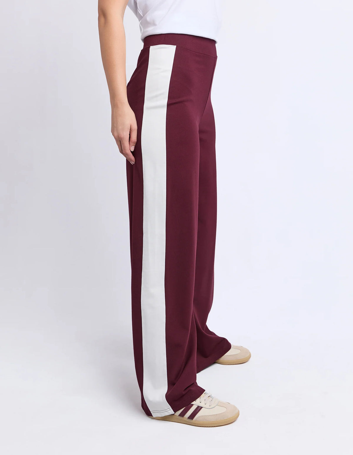 Juno Pant - Port/Vintage White