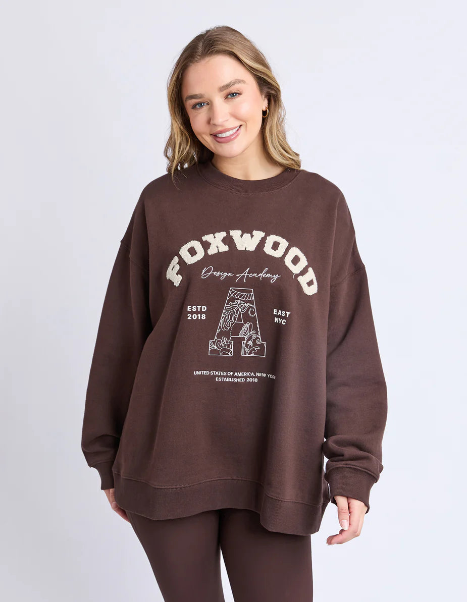 Bandana Oversized Crew - Coffee
