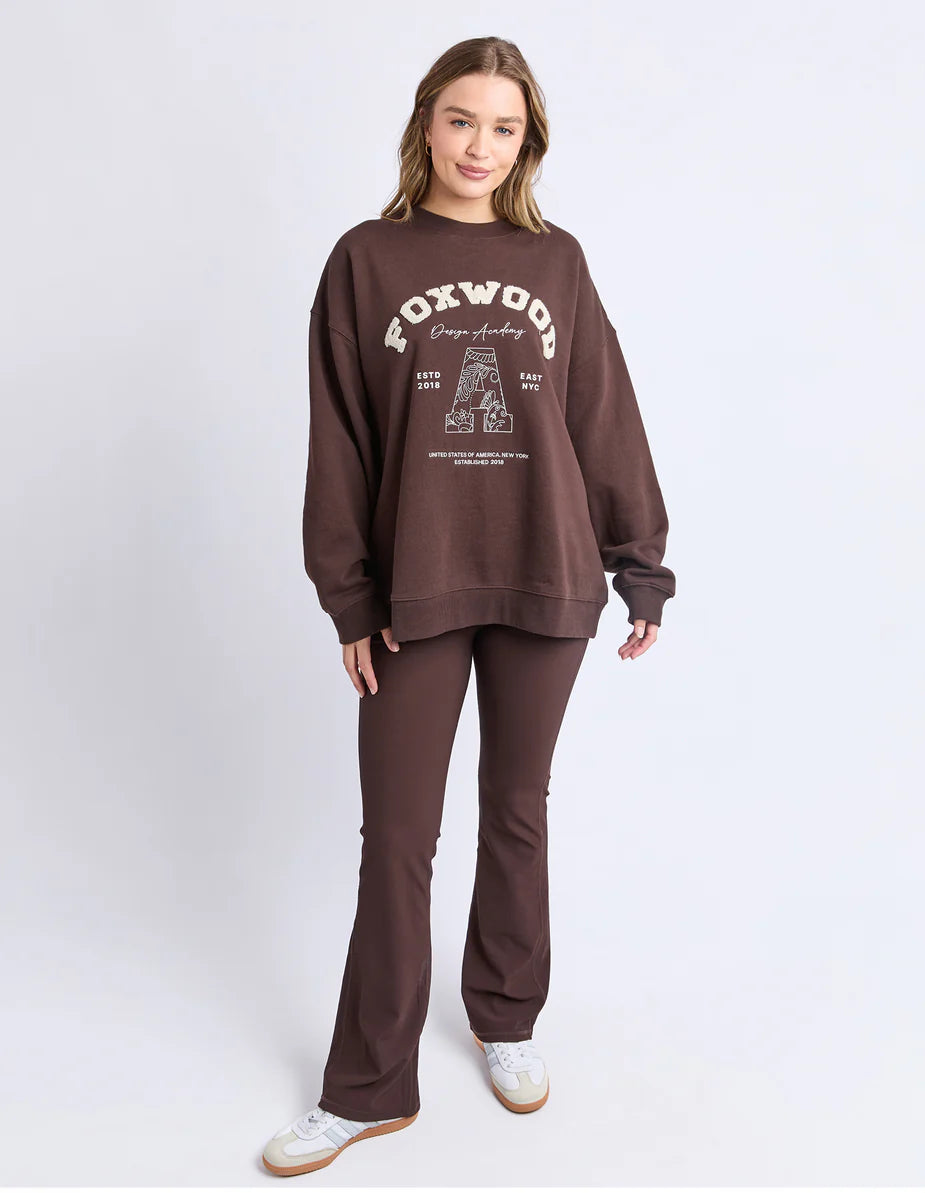 Bandana Oversized Crew - Coffee