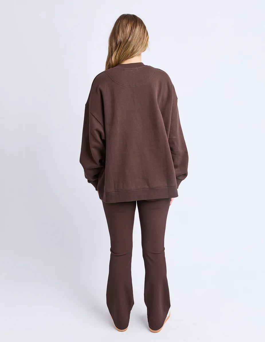 Bandana Oversized Crew - Coffee