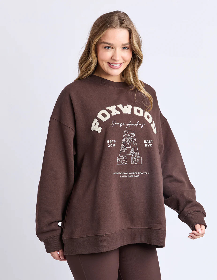 Bandana Oversized Crew - Coffee