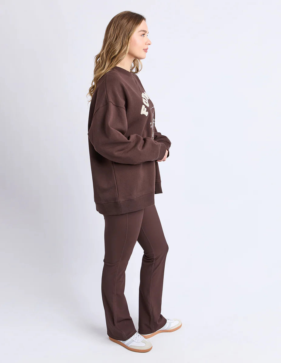 Bandana Oversized Crew - Coffee