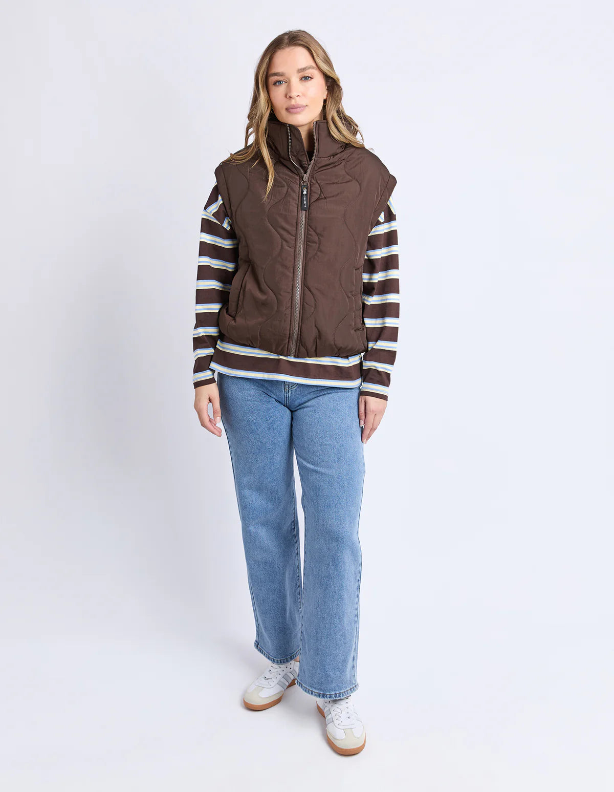 Chocolate brown vest