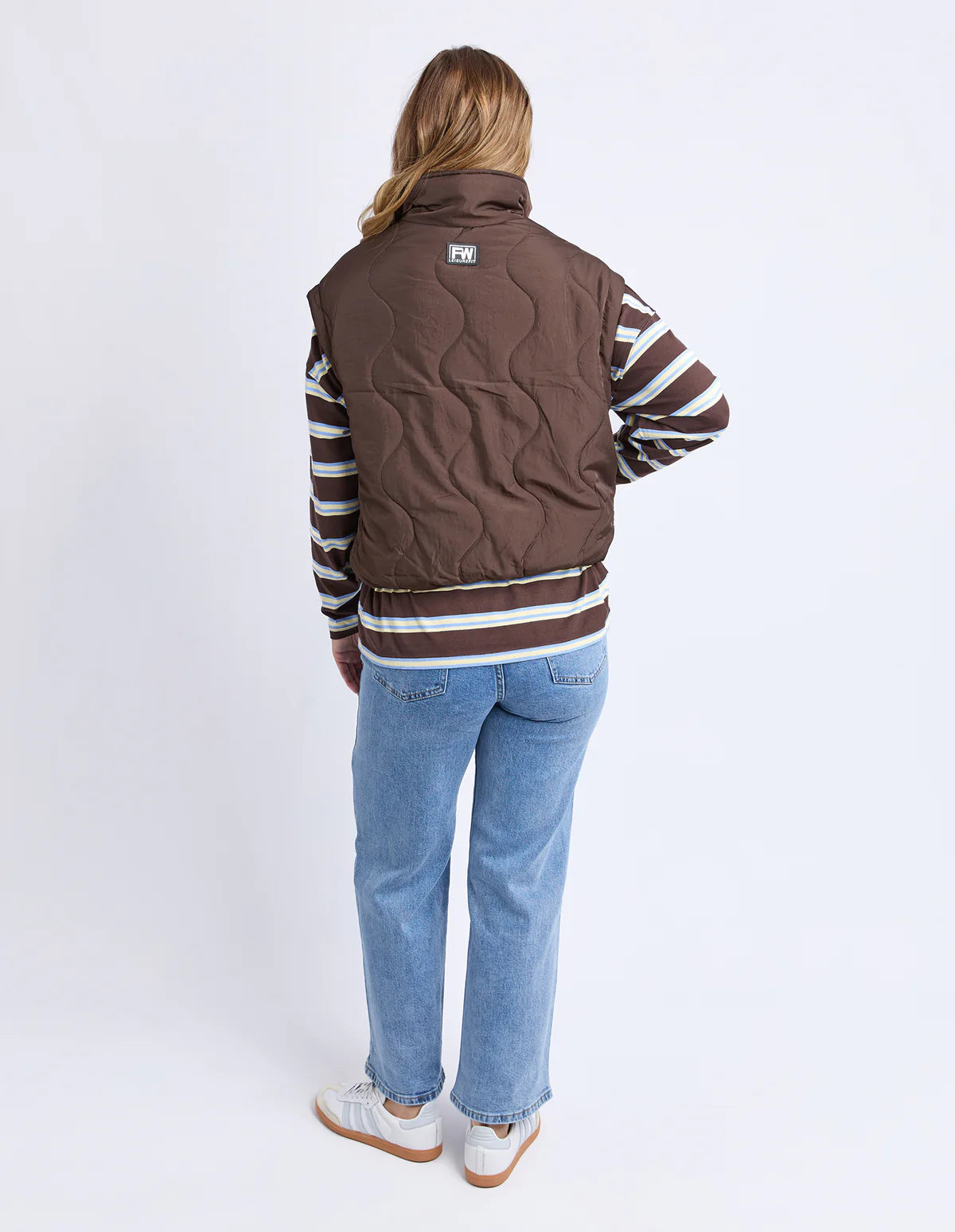 Quilted puffer vest