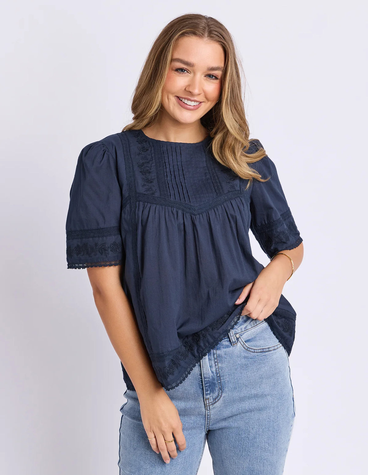 Juno Top - Dark Sapphire