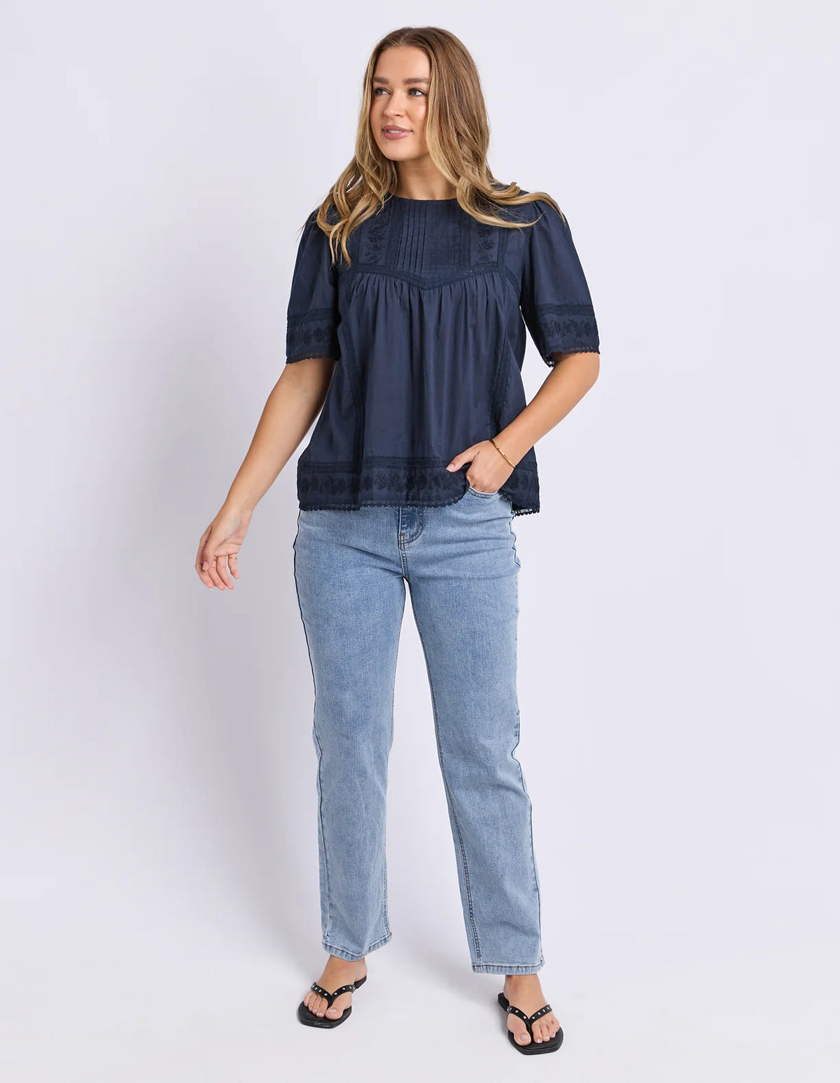 Juno Top - Dark Sapphire