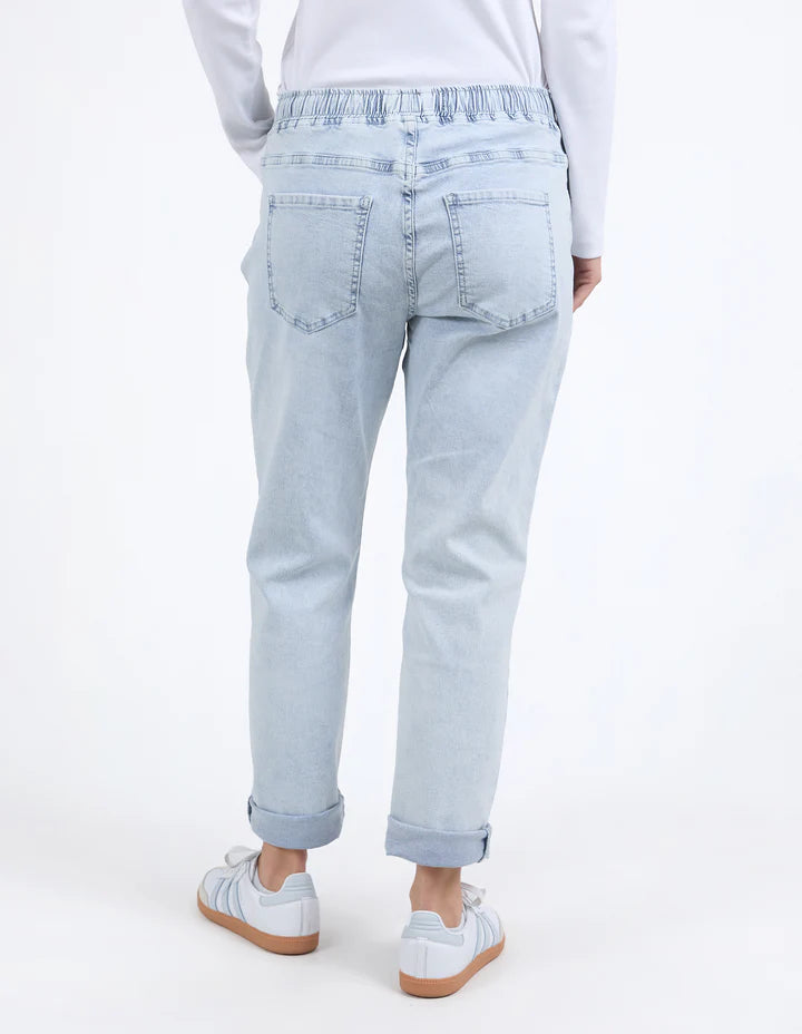 Vintage pale wash jean