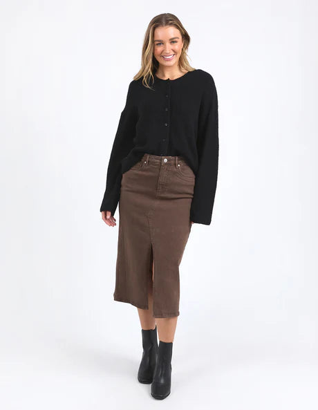 Scout Midi Skirt - Chocolate