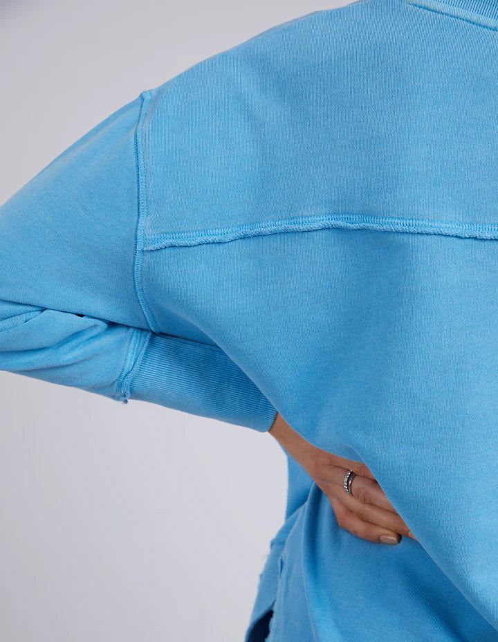 Embroidered cotton sweatshirt