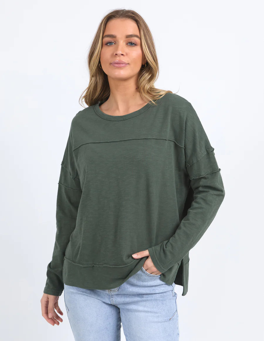 Jayne Throw On Top - Khaki