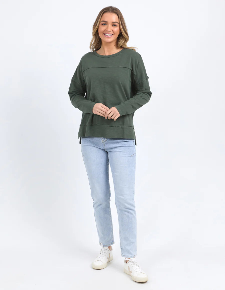 Jayne Throw On Top - Khaki