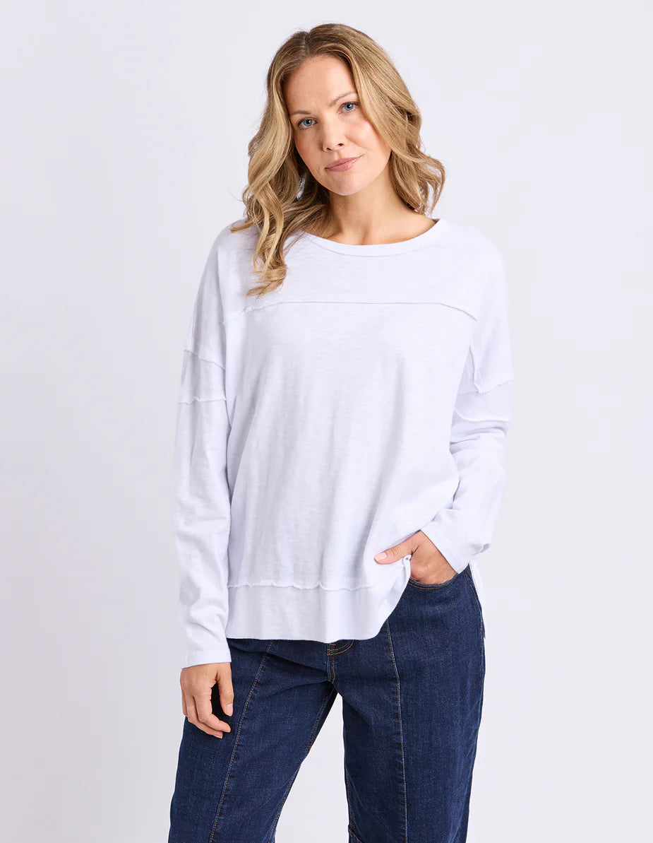 Jayne Throw On Top - White