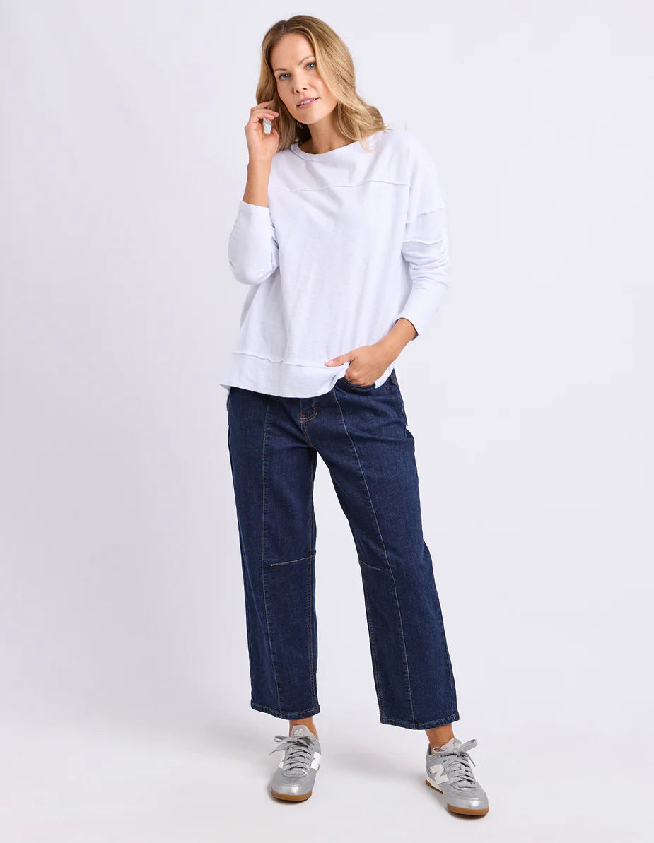 Jayne Throw On Top - White