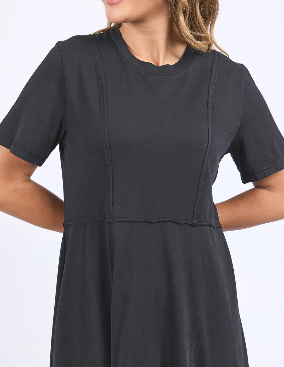 Eva Midi Dress - Black