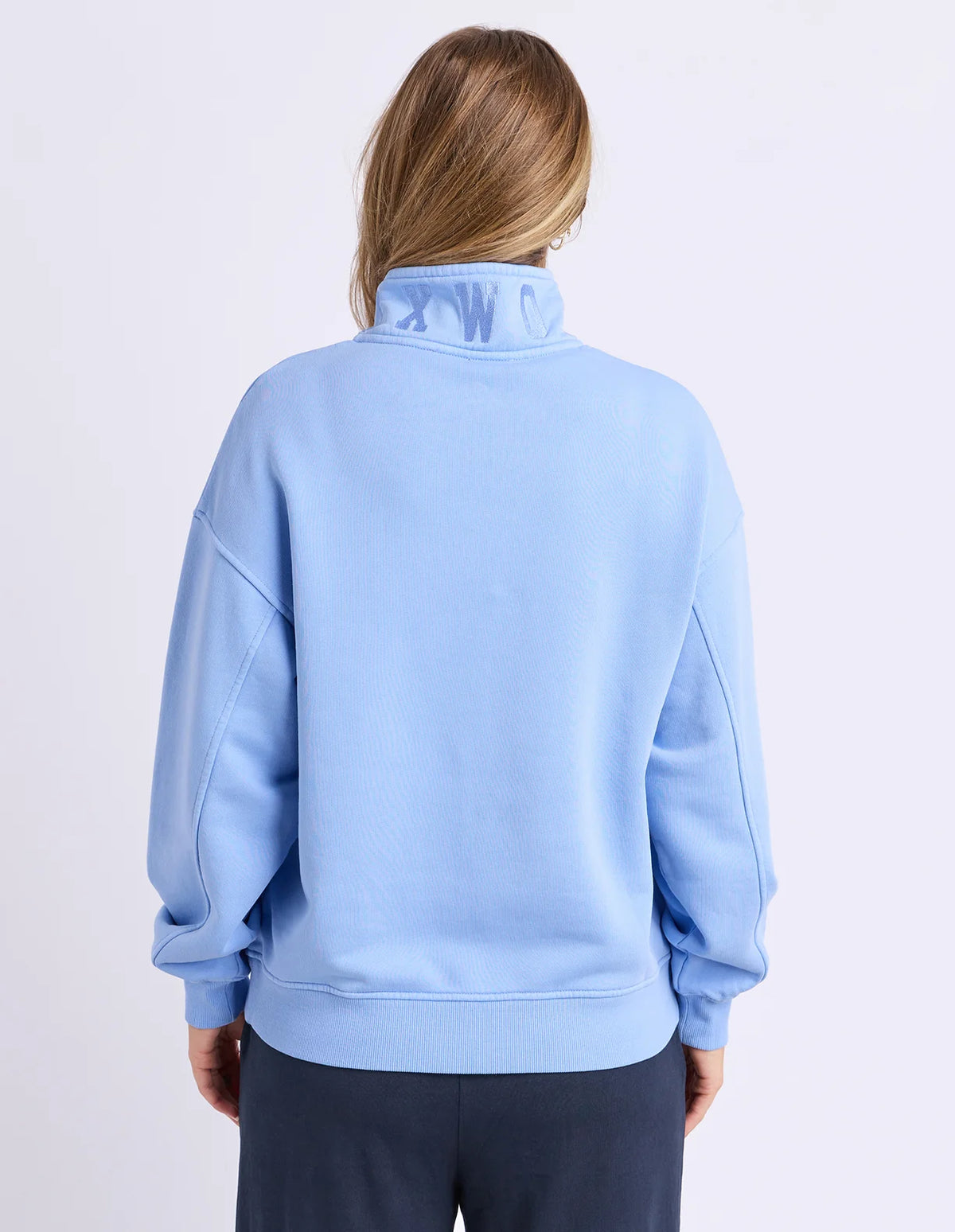 Cotton 1/4 zip sweatshirt