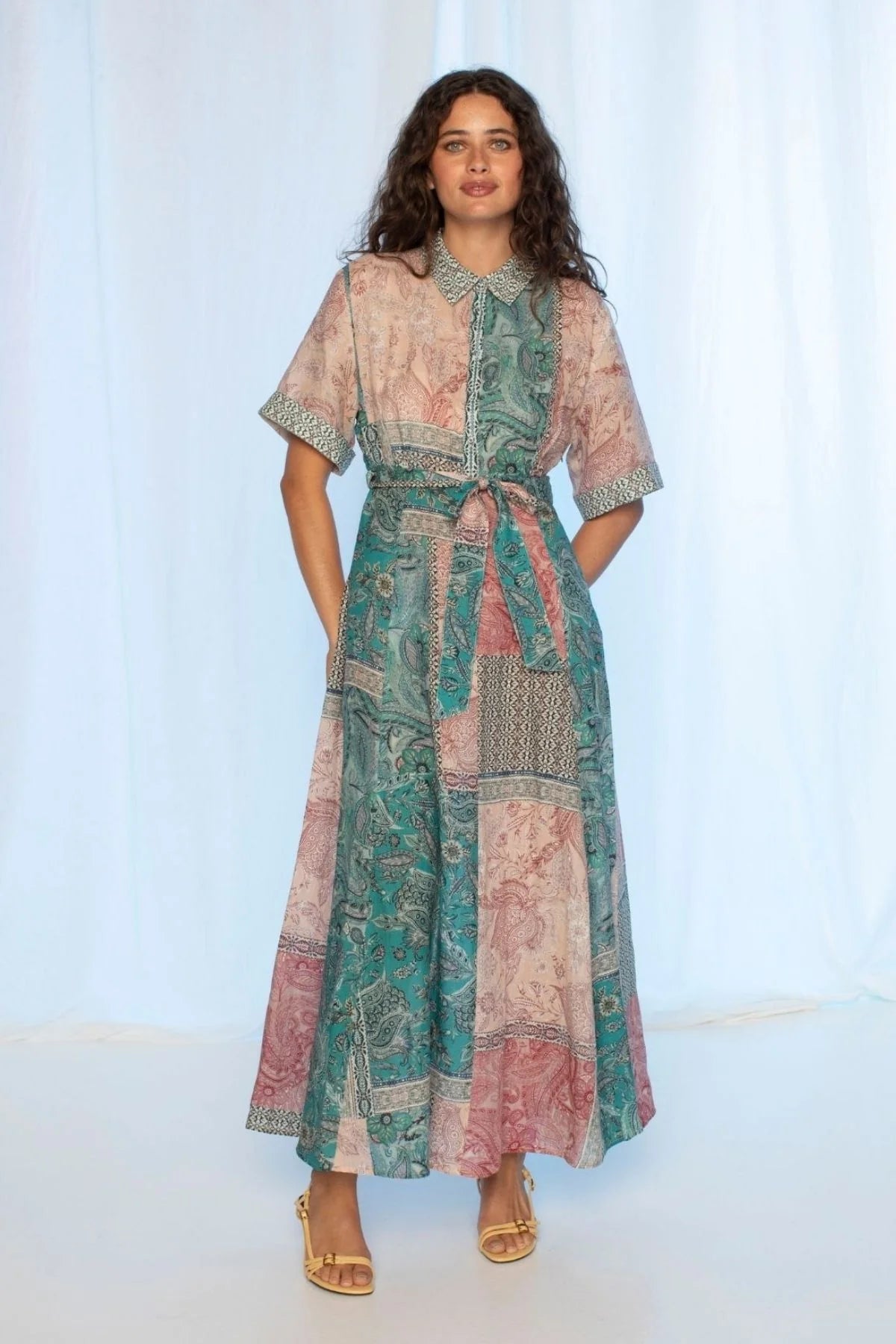 Vanessa Maxi Dress - Paisley Mosaic