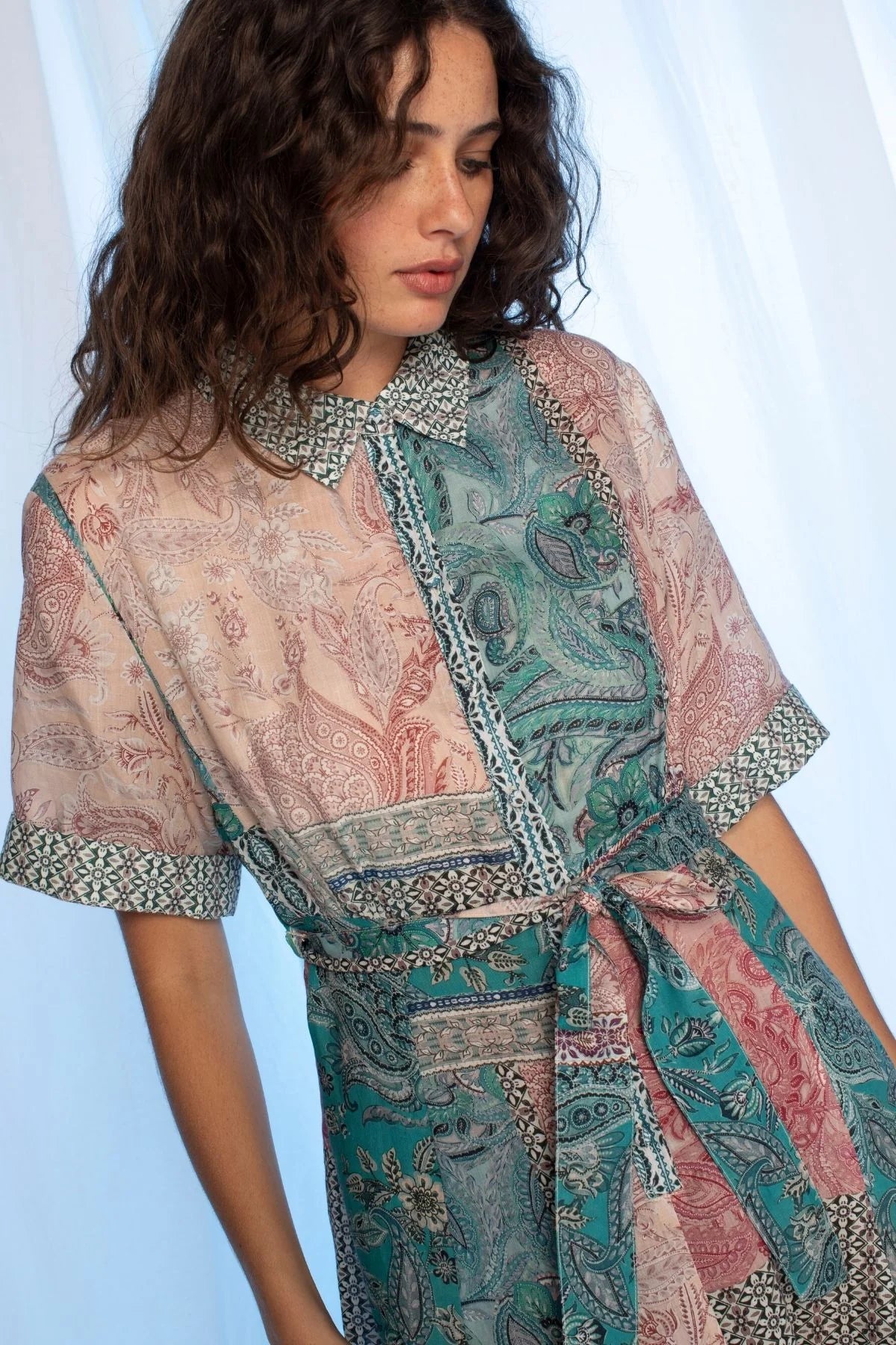 Vanessa Maxi Dress - Paisley Mosaic