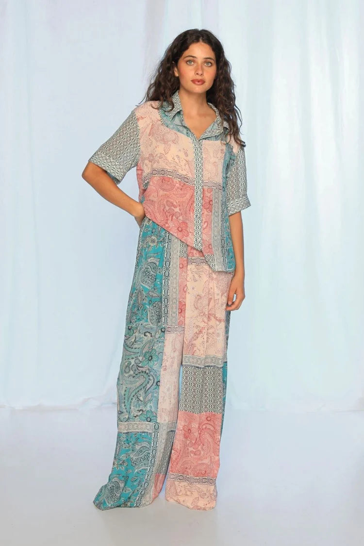 Monica Shirt - Paisley Mosaic