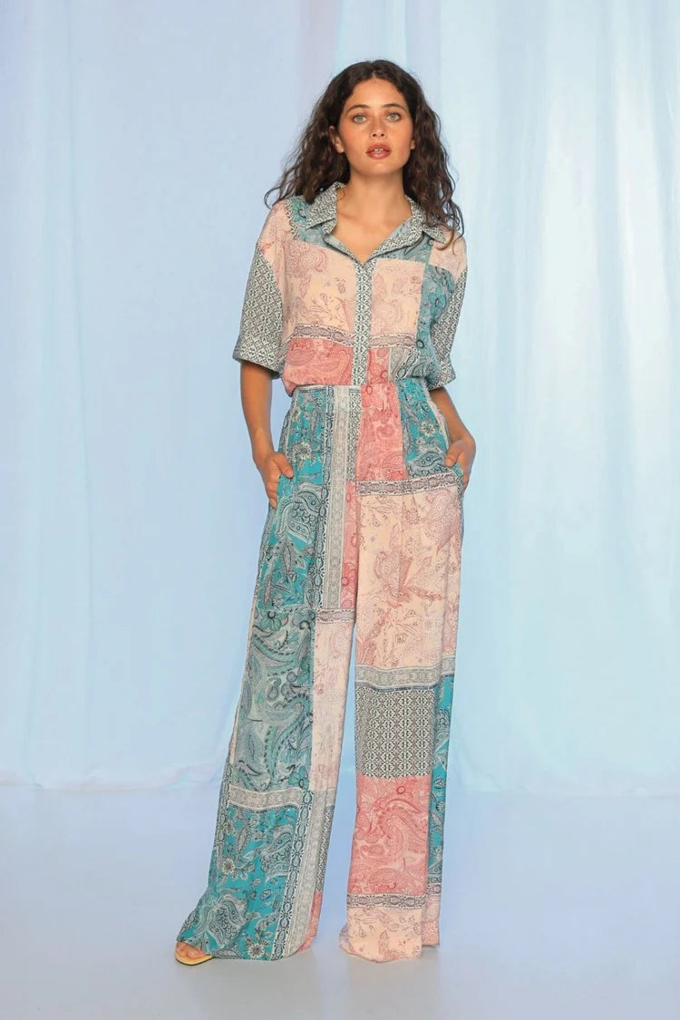 Monica Shirt - Paisley Mosaic