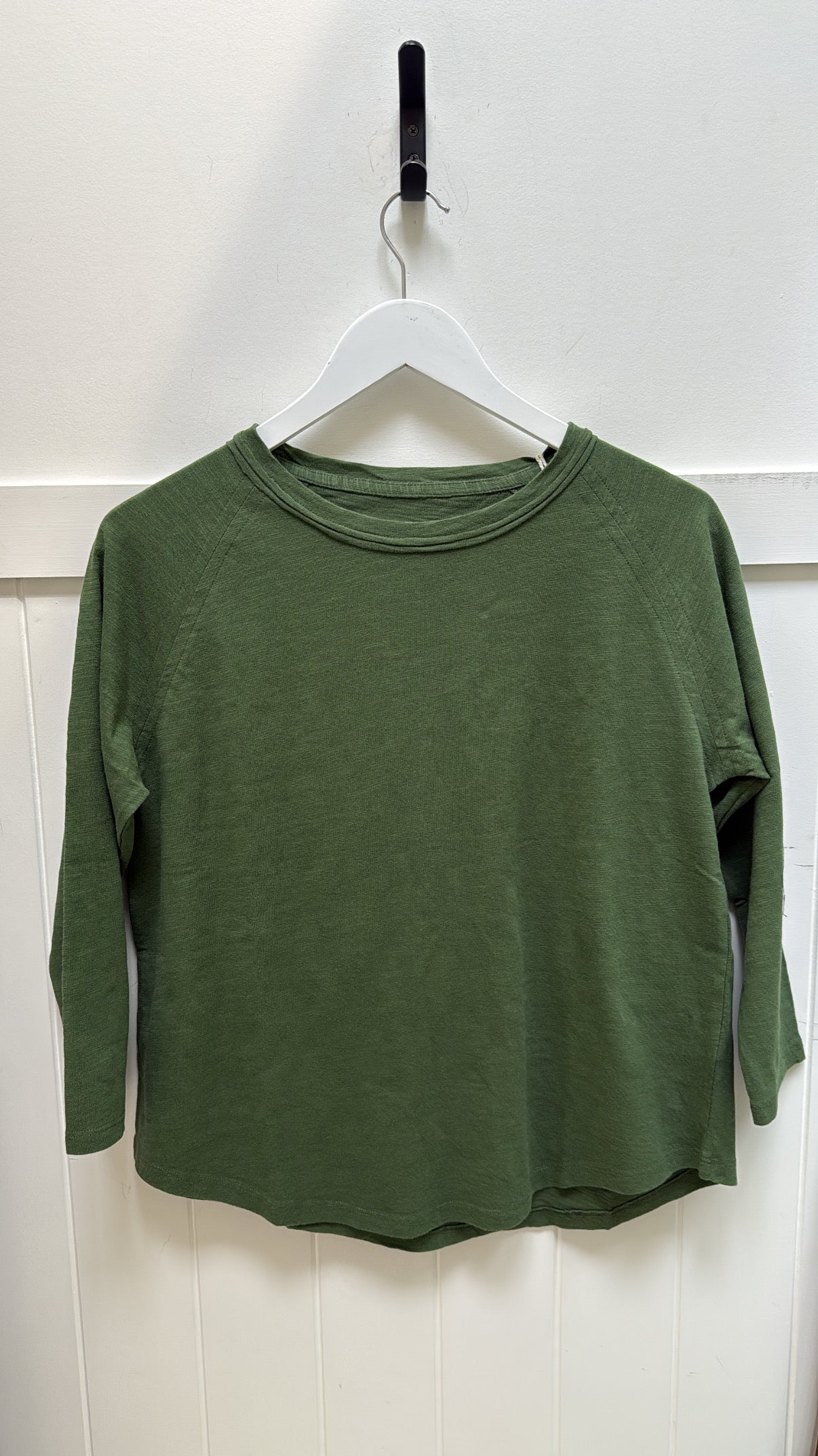 Raglan 3/4 Sleeve Tee - Fairway Green