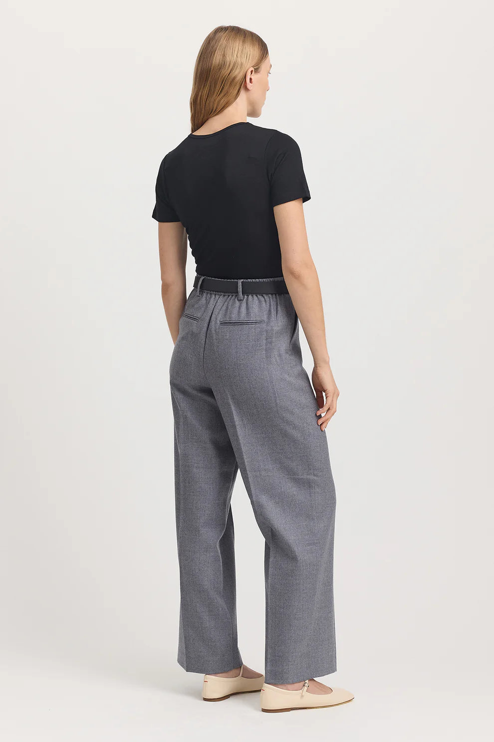 Short Sleeve Merino Tee - Black