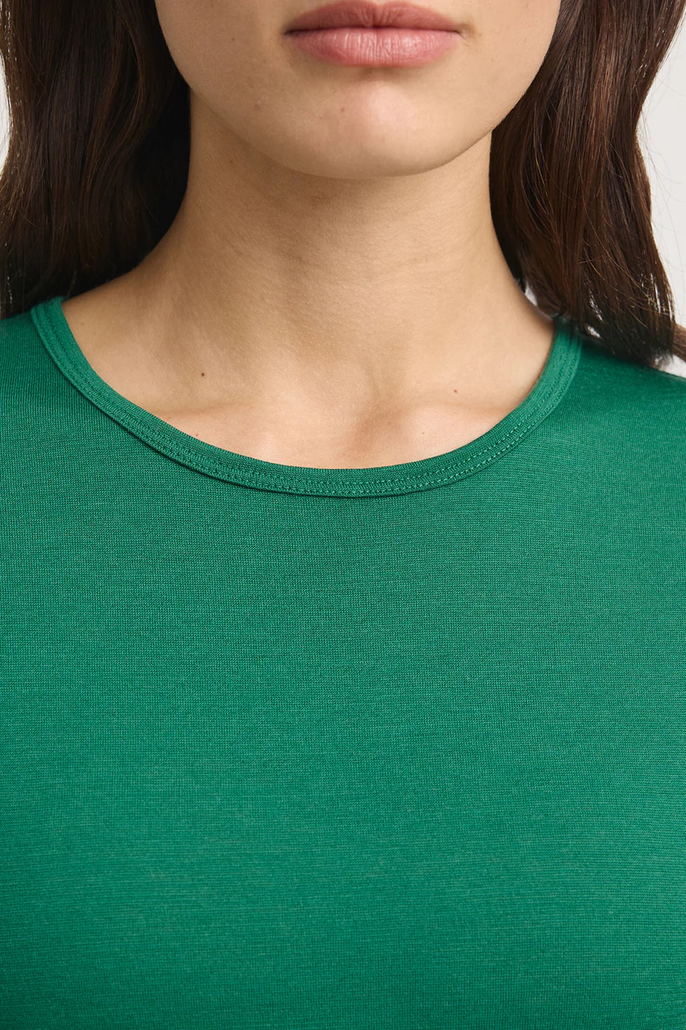 Short Sleeve Merino Tee - Lush Green