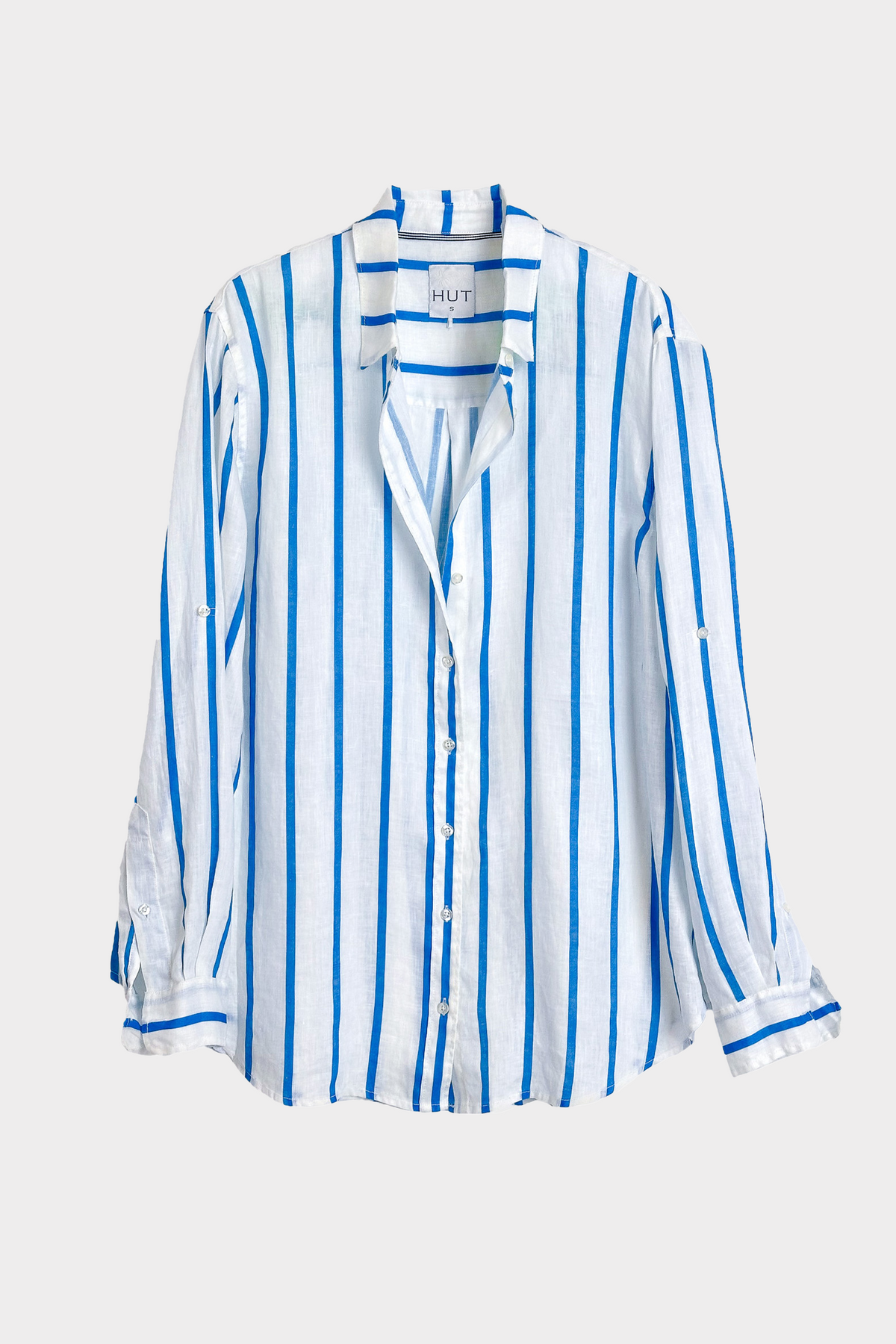 Boyfriend Linen Shirt - Miami Stripe