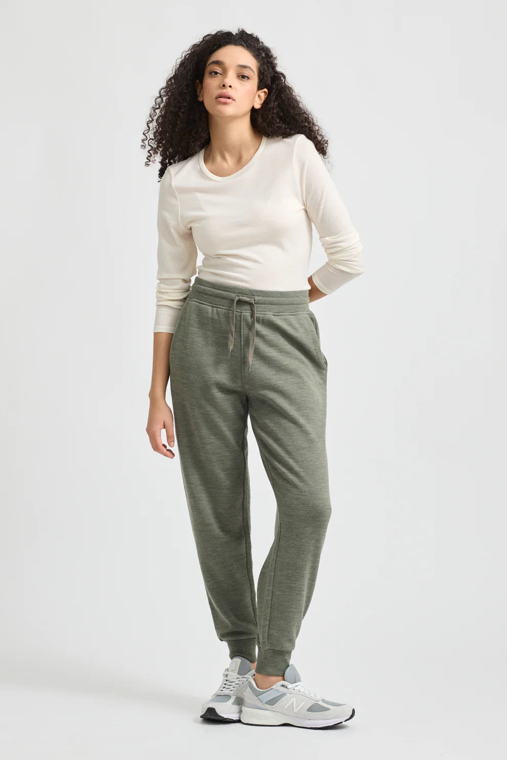 Loung Drawstring Pant - Bay Leaf