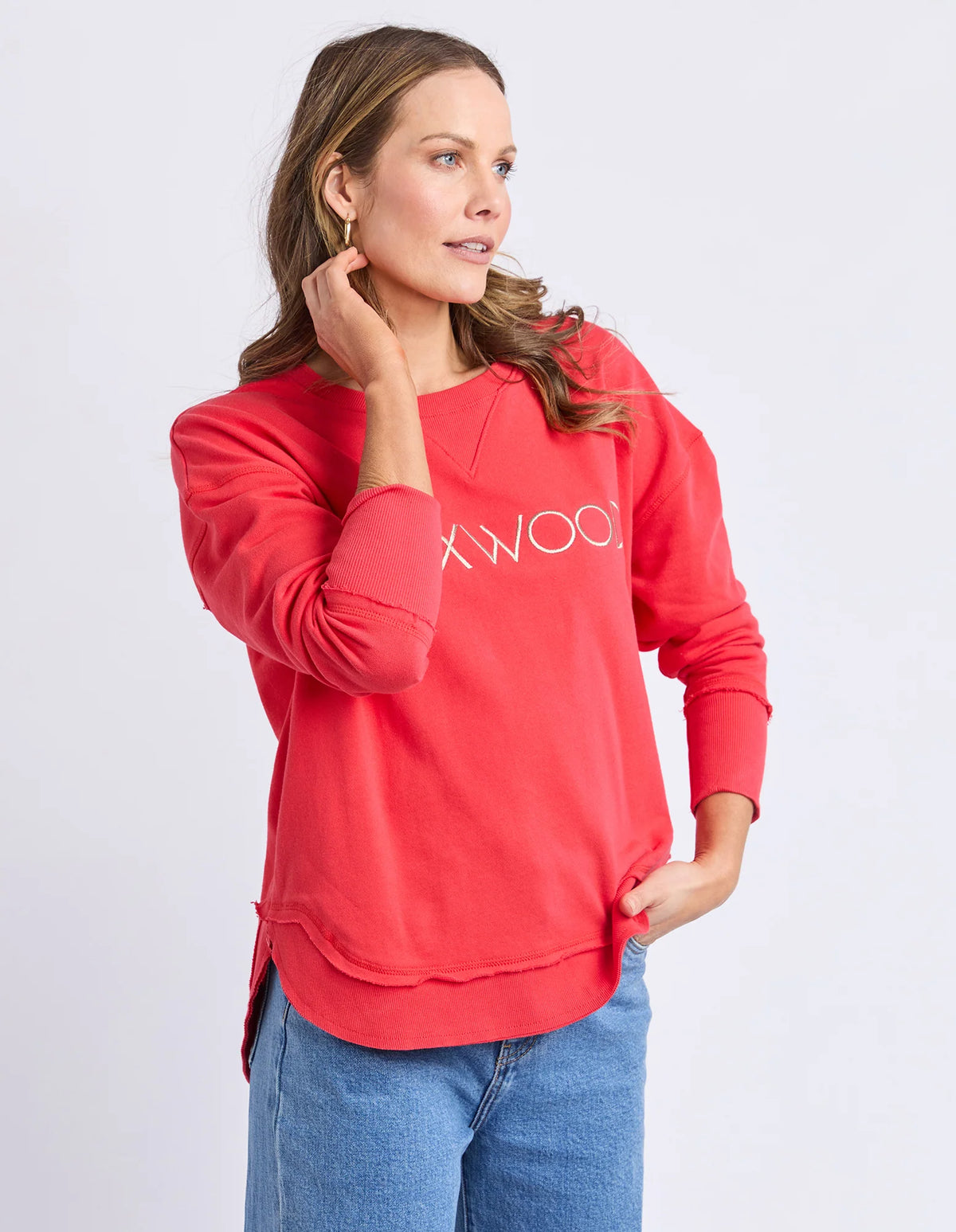 Simplified Metallic Crew - Red