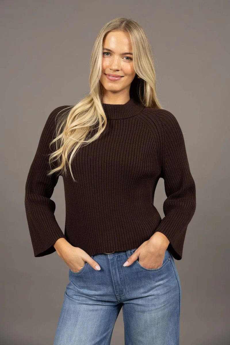 Anchor Sweater - Chocolate